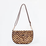 Crossbody Bag Ivana - Zebra marrón