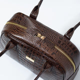 Baul Bag Naomi- Croco marrón