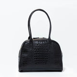 Baul Bag Naomi- Croco negro