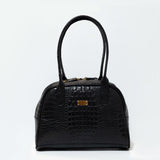 Baul Bag Naomi- Croco negro
