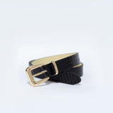 CORREA MAR 2.5CM - CROCO NEGRO