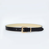 CORREA MAR 2.5CM - CROCO NEGRO
