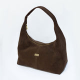 HOBO BAG CAMILA - GAMUZON COCOA