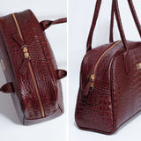 Baul Bag Naomi- Croco vino
