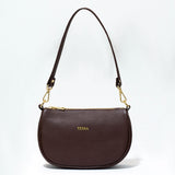 Bandolera Luna - Marrón chocolate