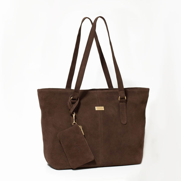 Tote Bag Tami- Gamuzón Cocoa