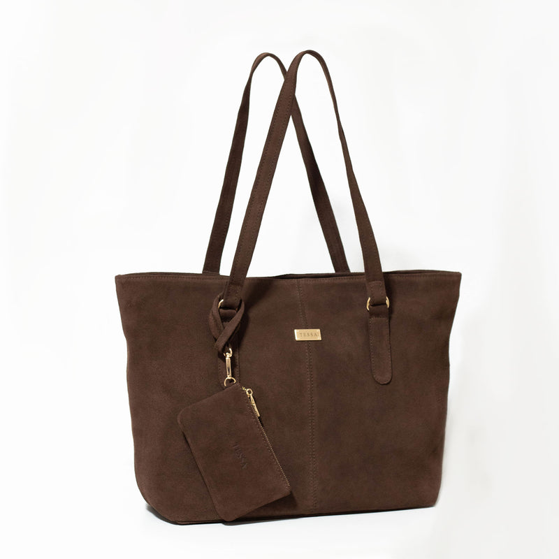 Tote Bag Tami- Gamuzón Cocoa