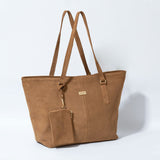 Tote Bag Tami- Gamuzón camel