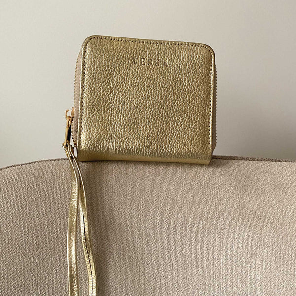 Billetera Britt-Dorado