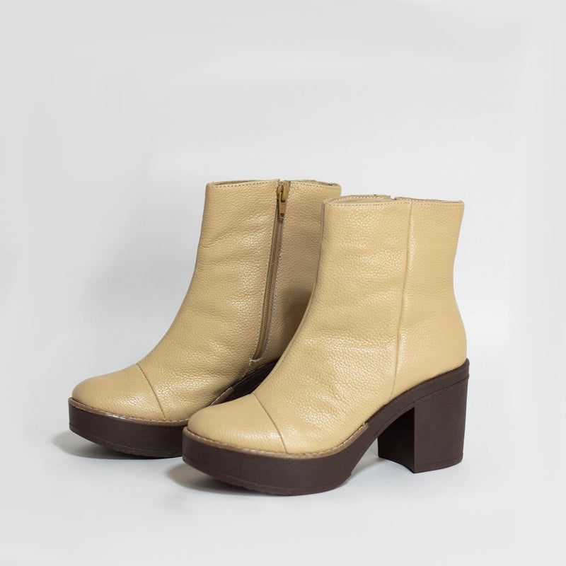 Botines Alondra -Marfil