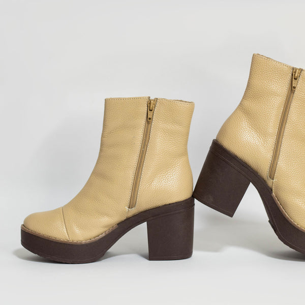 Botines Alondra -Marfil