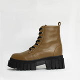 VICTORIA COMBAT BOOT - VERDE