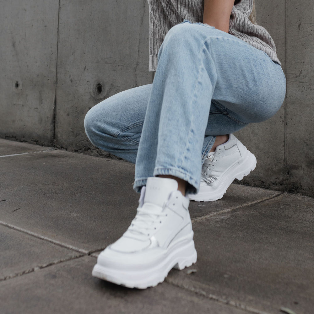 Zapatillas Blancas Zapatillas De Moda OtoÃ±o Invierno 2021 Moda