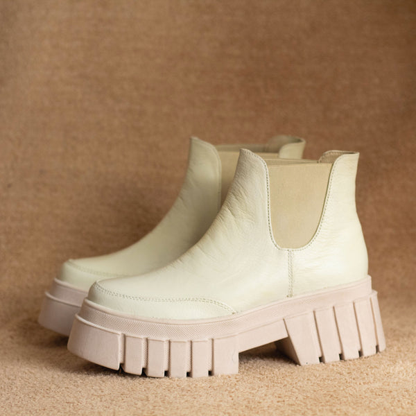 ROBBIE CHELSEA BOOTS - HUESO