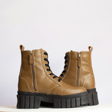 VICTORIA COMBAT BOOT - VERDE PACAY